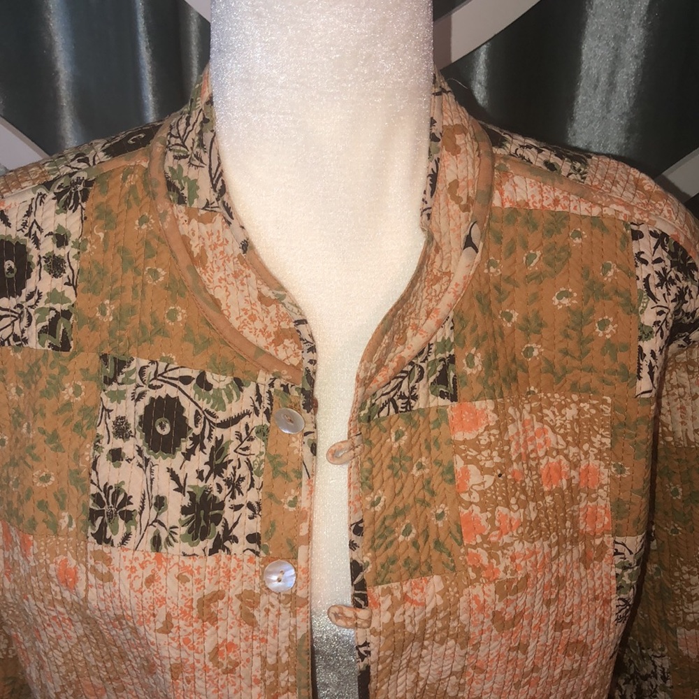 Reversible Cottagecore Quilted Lightweight Jacket - image 2